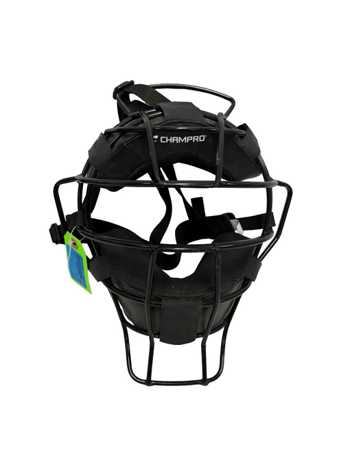 Vist Large View of Product Image Which is Used Champro CM72B Lightweight Umpire Mask 18oz