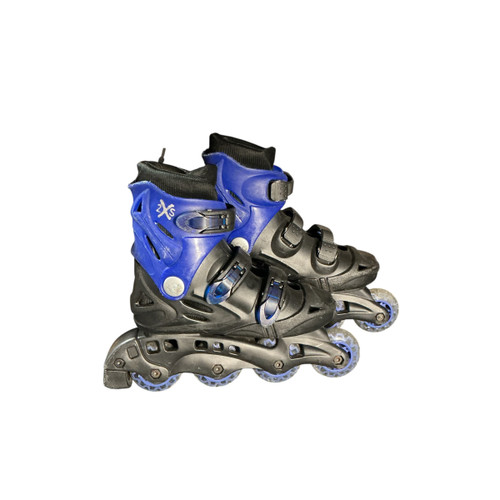 Vist Large View of Product Image Which is Used SZ 2 Child Rec Fitness Skates Navy Blue Adjustable