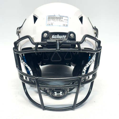 Vist Large View of Product Image Which is Used Schutt A11 VENGEANCE YOUTH FB Helmet White MD