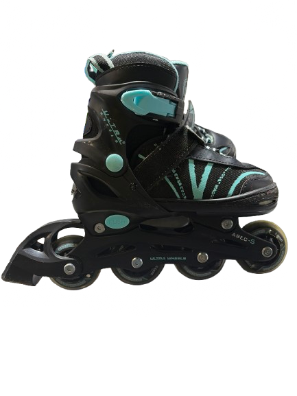 Vist Large View of Product Image Which is Used ULTRA WHEELS JNR ADJUSTABLE 1-4J Junior Rec Fitness Skates Black Junior 01