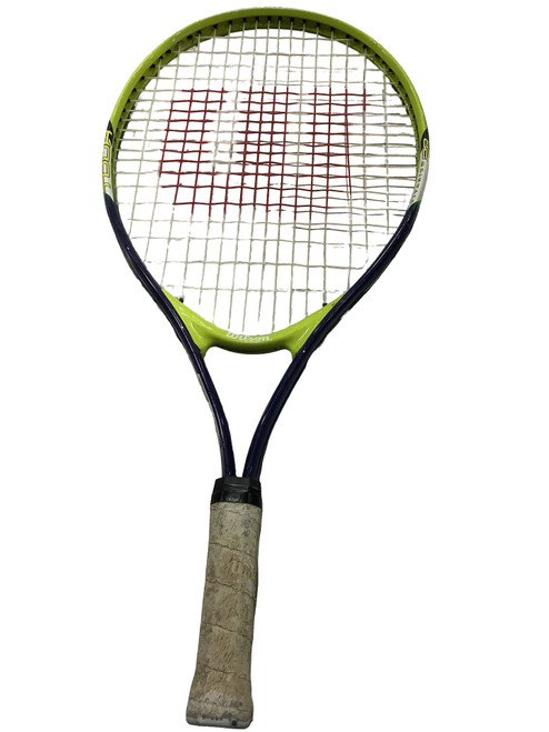 Vist Large View of Product Image Which is Used Wilson TOUR 23 Junior Tennis Racquet Yellow 23"