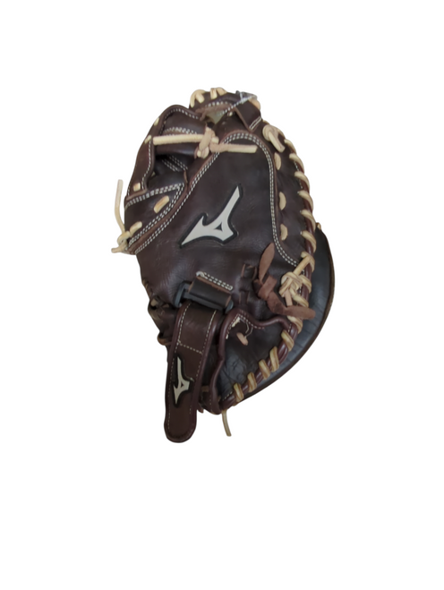 Vist Large View of Product Image Which is Used Mizuno FRANCHISE BB/SB Catchers RH Throw Brown 34"