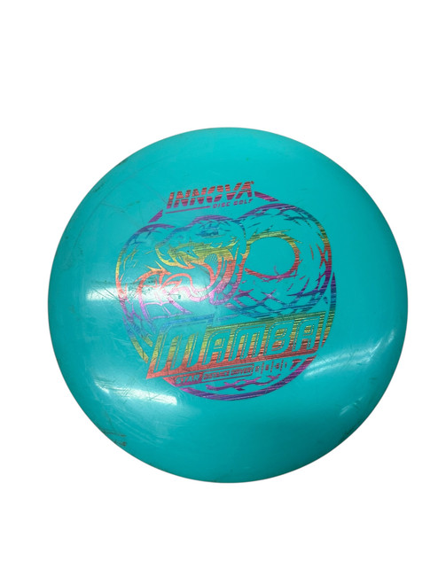 Vist Large View of Product Image Which is Used Innova STAR MAMBA Disc Golf Driver Teal 174g