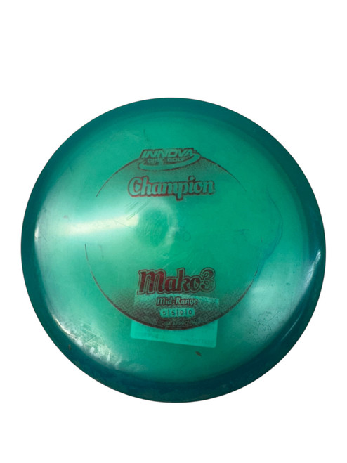 Vist Large View of Product Image Which is Used Innova CHAMP MAKO 3 Disc Golf Mid Range Green 180g