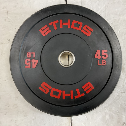 Vist Large View of Product Image Which is Used Ethos Olympic Bumper Plate 45 lb