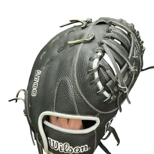Vist Large View of Product Image Which is Used Wilson A700 First Base RH Throw Black 12"