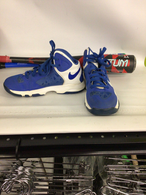 Vist Large View of Product Image Which is Used Nike Basketball Shoes Y Royal Blue Junior 03.5