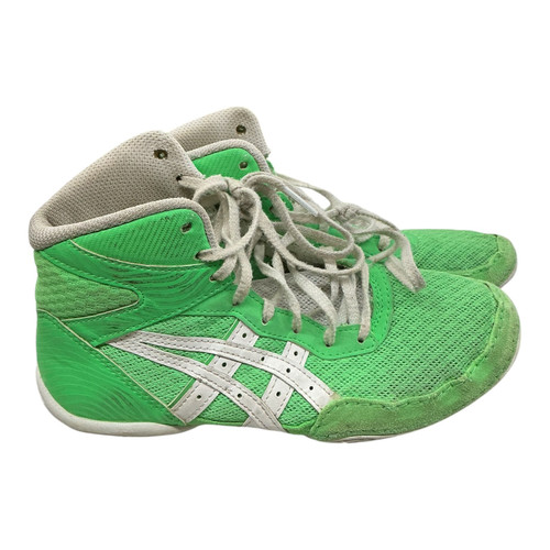 Vist Large View of Product Image Which is Used Asics Wrestling Shoes Kelly green Junior 02