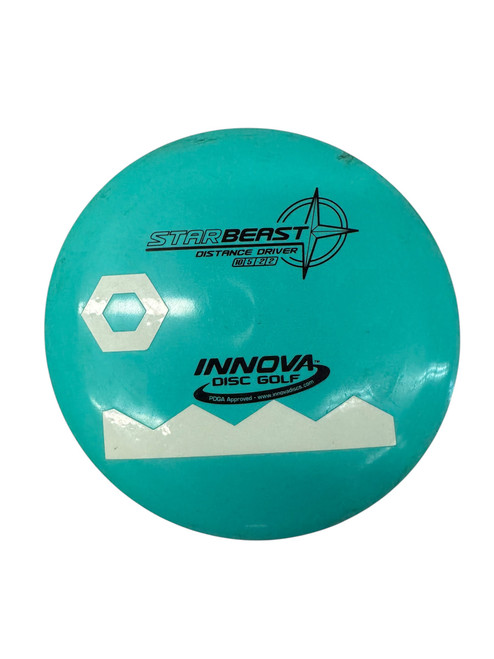 Vist Large View of Product Image Which is Used Innova STAR BEAST Disc Golf Driver Turquoise 166g