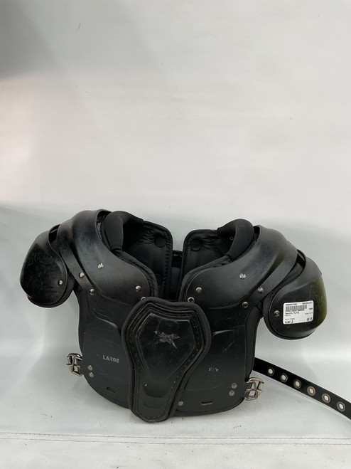 Vist Large View of Product Image Which is Used Xenith FLYTE FB Shoulder Pads Black LG