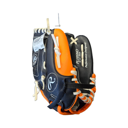 Vist Large View of Product Image Which is Used Rawlings PLAYER SERIES GLOVE RHT BB/SB Glove RH Throw Black 10 1/2"