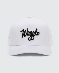 Vist Large View of Product Image Which is New WAGGLE BRAND HAT WHITE