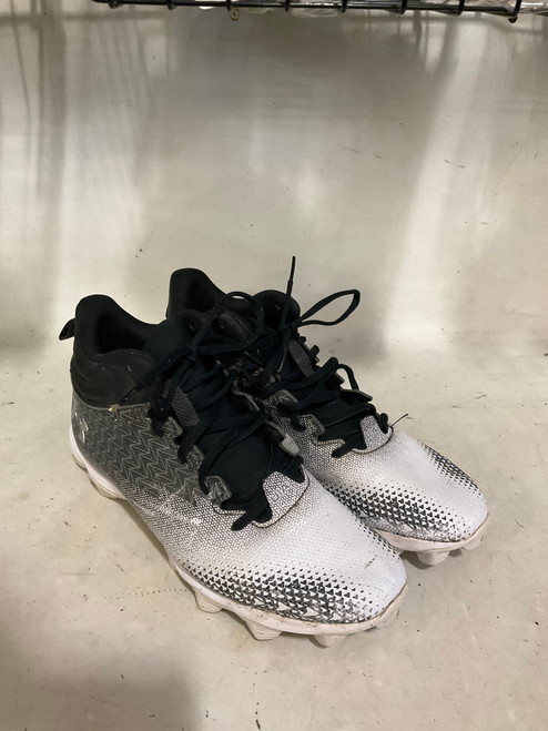 Vist Large View of Product Image Which is Used Under Armour Adult FB Cleats Black Senior 10.5