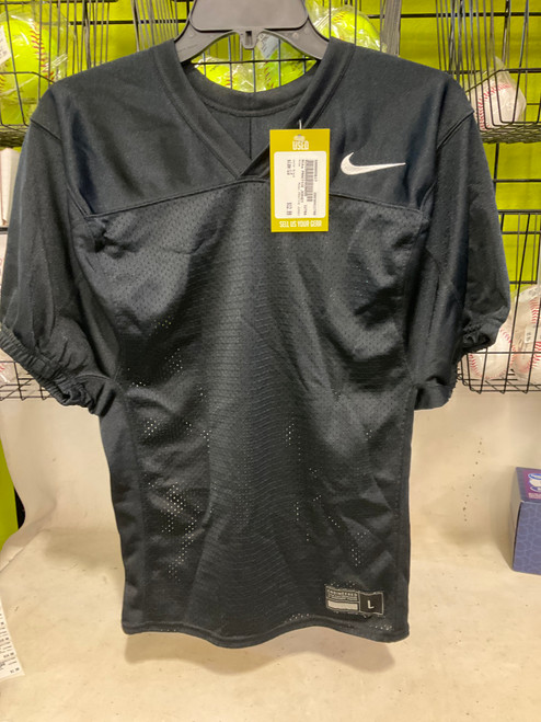 Vist Large View of Product Image Which is Used Nike PRACTICE JERSEY FB Top Adult Black LG