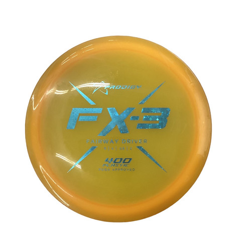 Vist Large View of Product Image Which is Used Prodigy FX-3 Disc Golf Driver Yellow