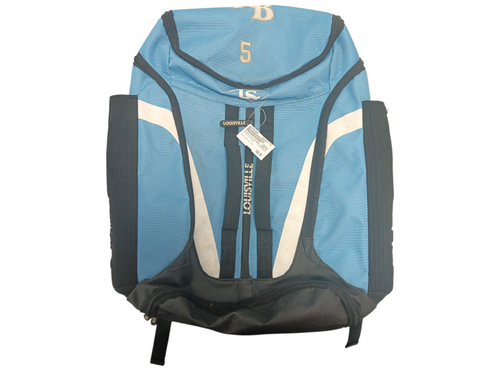 Vist Large View of Product Image Which is Used Louisville Slugger CAROLINA BLUE BB/SB Player Backpack Carolina Blue
