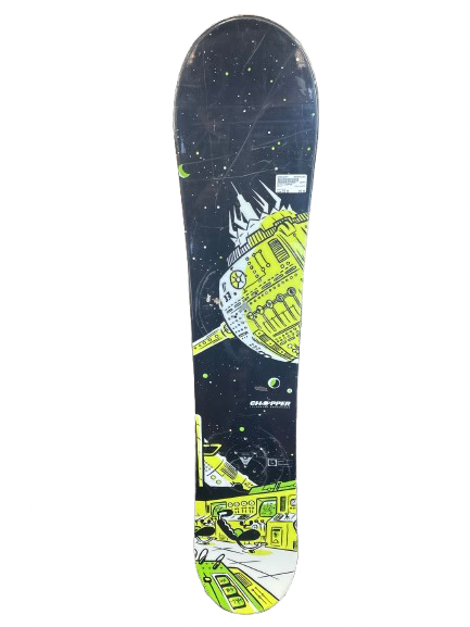 Vist Large View of Product Image Which is Used Burton CHOPPER Boys Snowboard Only Black 133 cm