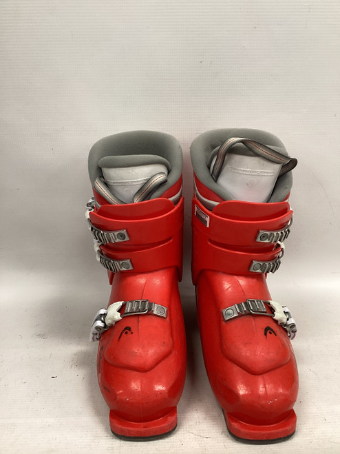 Vist Large View of Product Image Which is Used Head EDGE J Boys DH Ski Boot Red 235 MP - J05.5 - W06.5