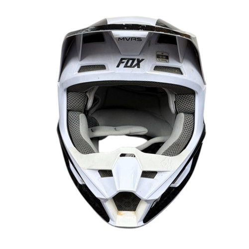 Vist Large View of Product Image Which is Used Fox DOT Junior Motocross Helmet White Large