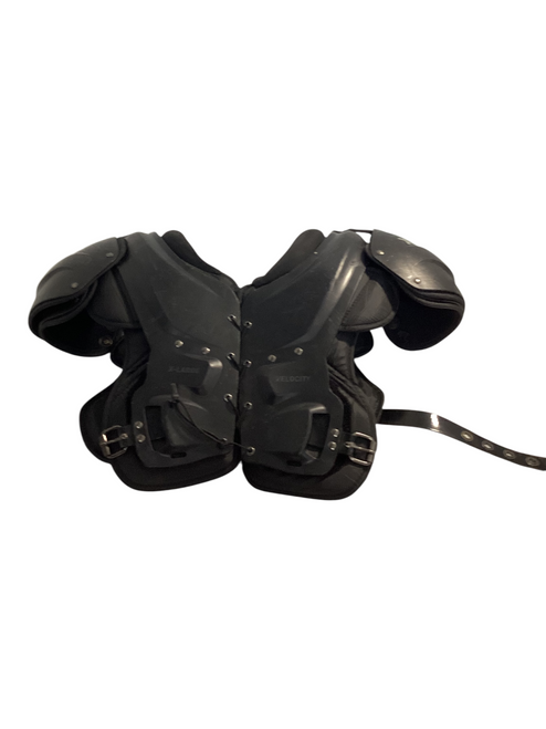 Vist Large View of Product Image Which is Used Xenith VELOCITY FB Shoulder Pads Black SM