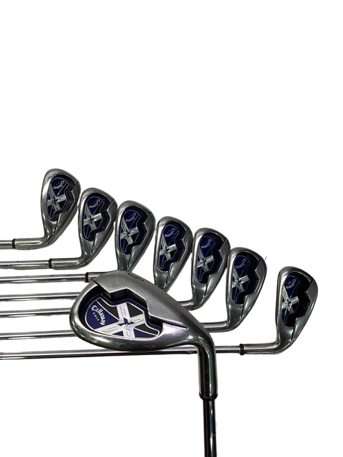 Vist Large View of Product Image Which is Used Callaway X 18 4-PW + SW Mens Iron Set RH 4I-SW