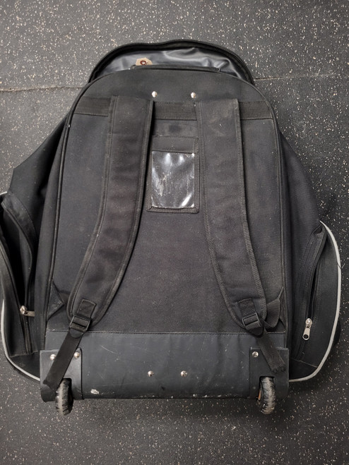 Vist Large View of Product Image Which is Used Sher-wood Jr Hockey Backpack Black