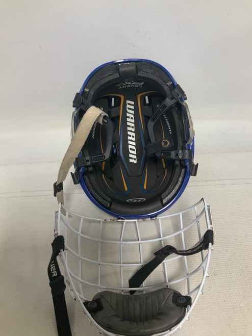 Vist Large View of Product Image Which is Used Warrior COVERT PX+ Helmet Cage Combo Royal Blue MD