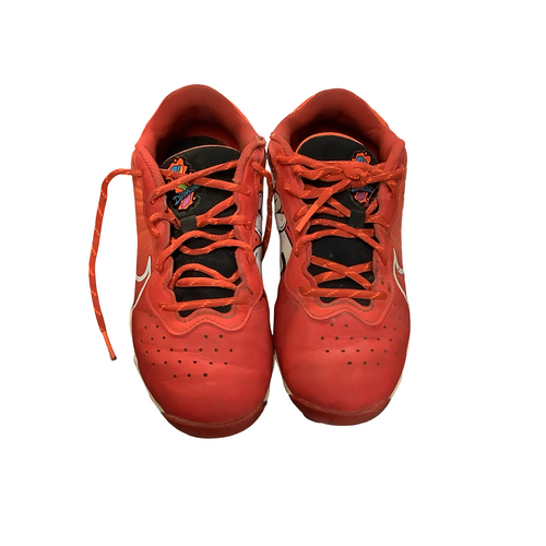 Vist Large View of Product Image Which is Used Nike DIAMOND BB/SB Cleats Orange Junior 05