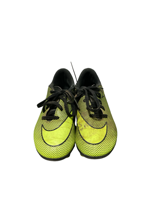 Vist Large View of Product Image Which is Used Nike Soccer Cleats Green Junior 02.5