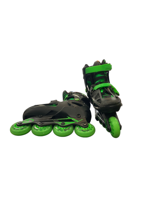 Vist Large View of Product Image Which is Used RollerDerby Junior Rec Fitness Skates Black Adjustable