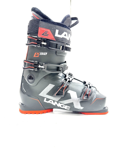 Vist Large View of Product Image Which is Used Lange LX90 Mens DH Ski Boot Black 275 MP - M09.5 - W10.5