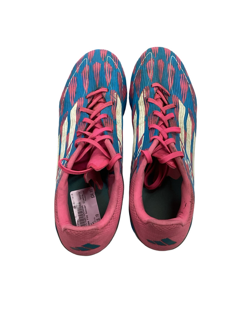 Vist Large View of Product Image Which is Used Adidas F50 Soccer Cleats Pink Senior 10