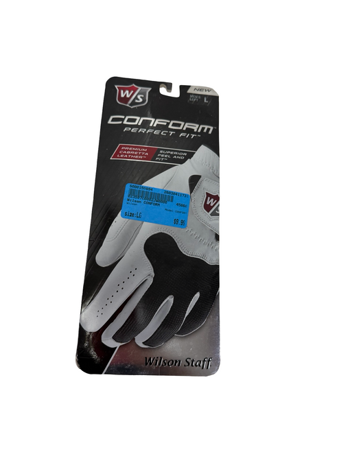 Vist Large View of Product Image Which is New Wilson CONFORM Mens Golf Glove LG LH