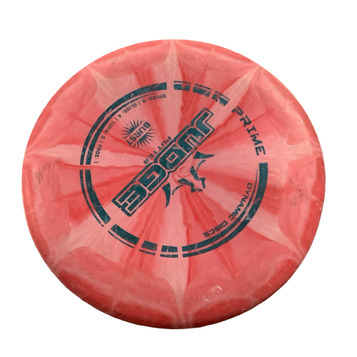 Vist Large View of Product Image Which is Used Dynamic Discs JUDGE Disc Golf Putter Red