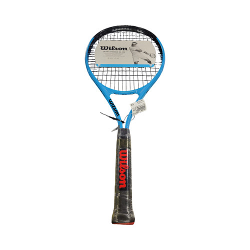 Vist Large View of Product Image Which is Used Wilson ULTRA POWER 112 XL Adult Tennis Racquet Royal Blue 4 3/8"