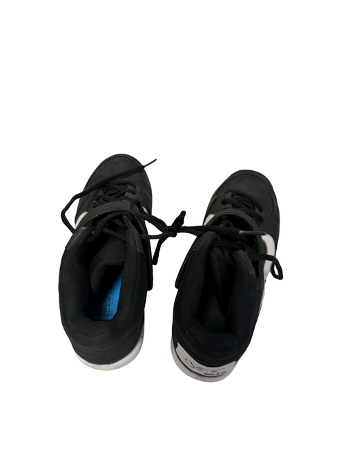 Vist Large View of Product Image Which is Used Nike ALPHA HUARACHE KEYSTONE MID AO7582-001 Baseball Cleats Black Junior 05.5