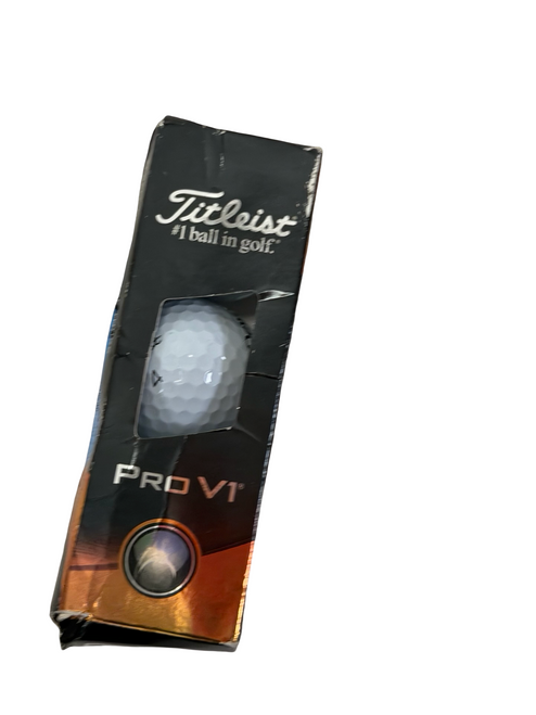 Vist Large View of Product Image Which is New Titleist PRO V1 - 3 Ball - Golf Ball Sleeve