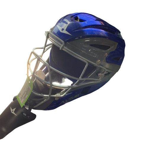 Vist Large View of Product Image Which is Used All-Star CATCHERS HELMET Catchers Mask Royal Blue