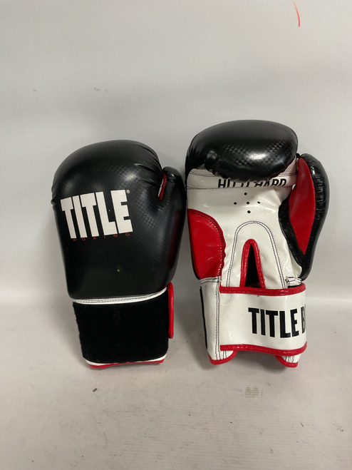 Vist Large View of Product Image Which is Used Title Boxing Gloves White/Black/Red MD
