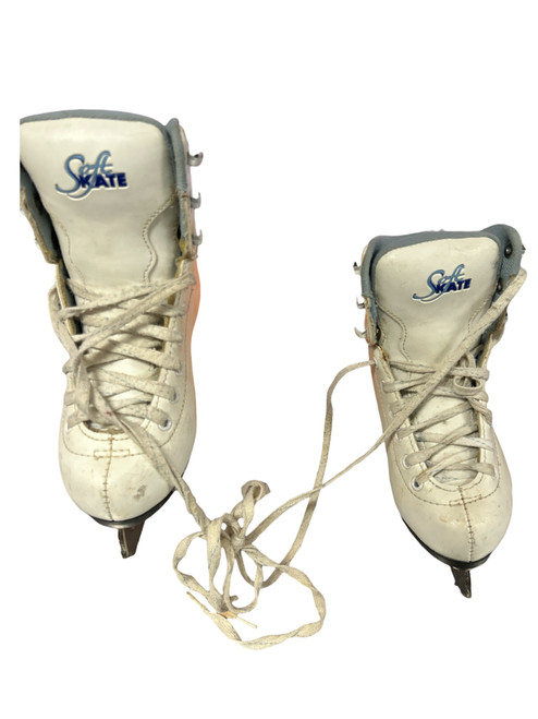 Vist Large View of Product Image Which is Used Jackson SOFT SKATE Girls Figure Skate White Youth 11.0