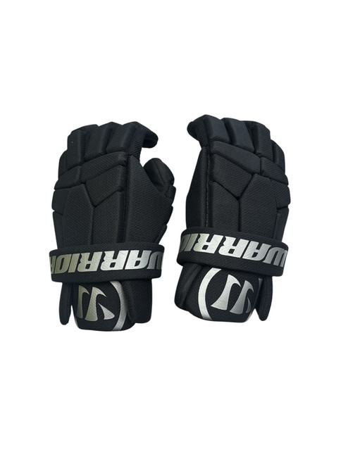 Vist Large View of Product Image Which is Used Maverik BURN Lacrosse Gloves Junior Black 15"