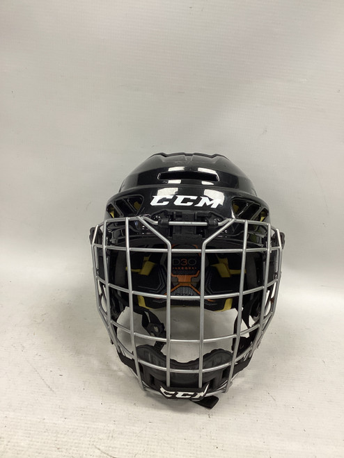 Vist Large View of Product Image Which is Used CCM FL 3DS YOUTH Helmet Cage Combo Black One Size