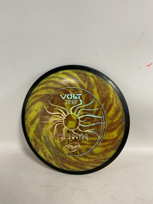 Vist Large View of Product Image Which is Used MVP PLASMA VOLT Disc Golf Driver Yellow