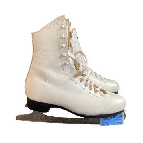 Vist Large View of Product Image Which is Used FIGURE SKATE WomensFigure Skate White Senior 6