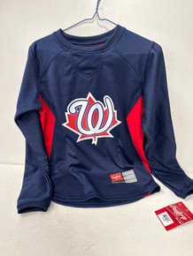 Vist Large View of Product Image Which is Used Rawlings RAWLINGS WMBA PULLOVER 2XL Other Clothing White/Red/Navy 2X
