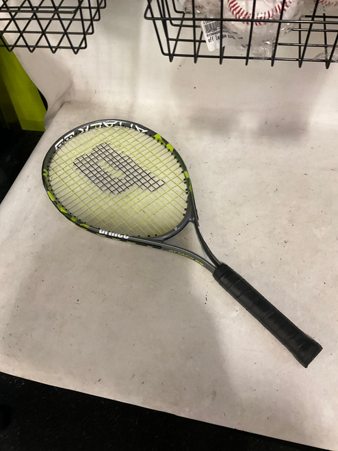 Vist Large View of Product Image Which is Used Prince ATTACK Adult Tennis Racquet Green 4 1/4"