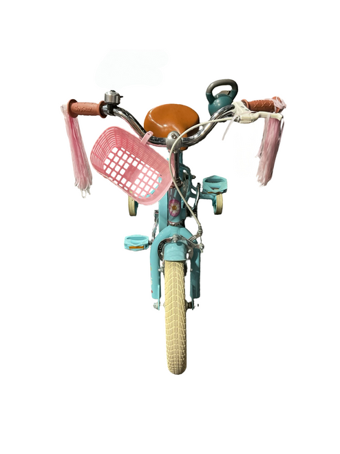 Vist Large View of Product Image Which is Used JOYSTAR Training Wheel Bike Girls Carolina Blue 14"