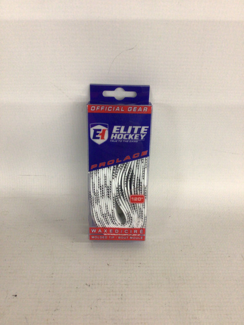 Vist Large View of Product Image Which is Elite Hockey Waxed Laces 120”