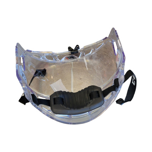 Vist Large View of Product Image Which is Used CCM SENIOR FV1 CLEAR SHIELD Hockey Full Visor One Size