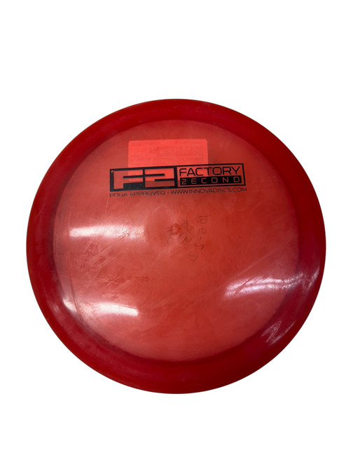 Vist Large View of Product Image Which is Used Innova F2 CHAMPION BEAST Disc Golf Driver Red 160g